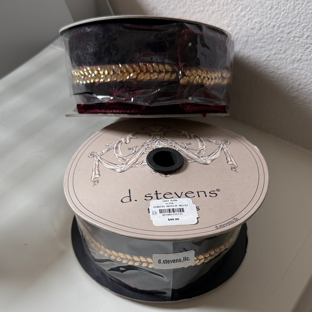 D. Stevens Burgundy and Gold Ribbon for 2  bundle ($250+)